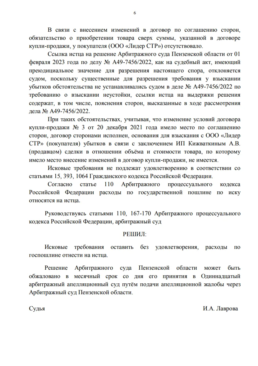 Решение № А49-9839/2023