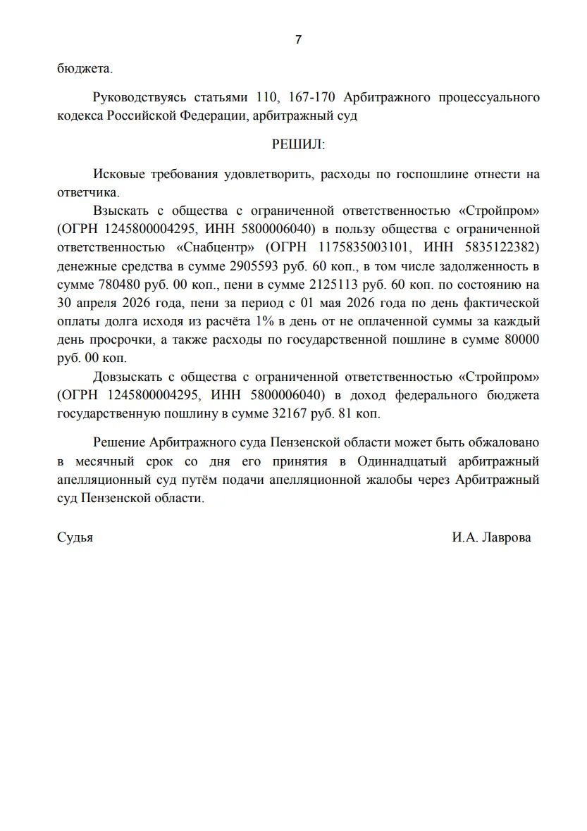 Решение от 18.05.2026