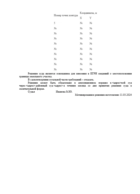 Решение от 01.03.2024